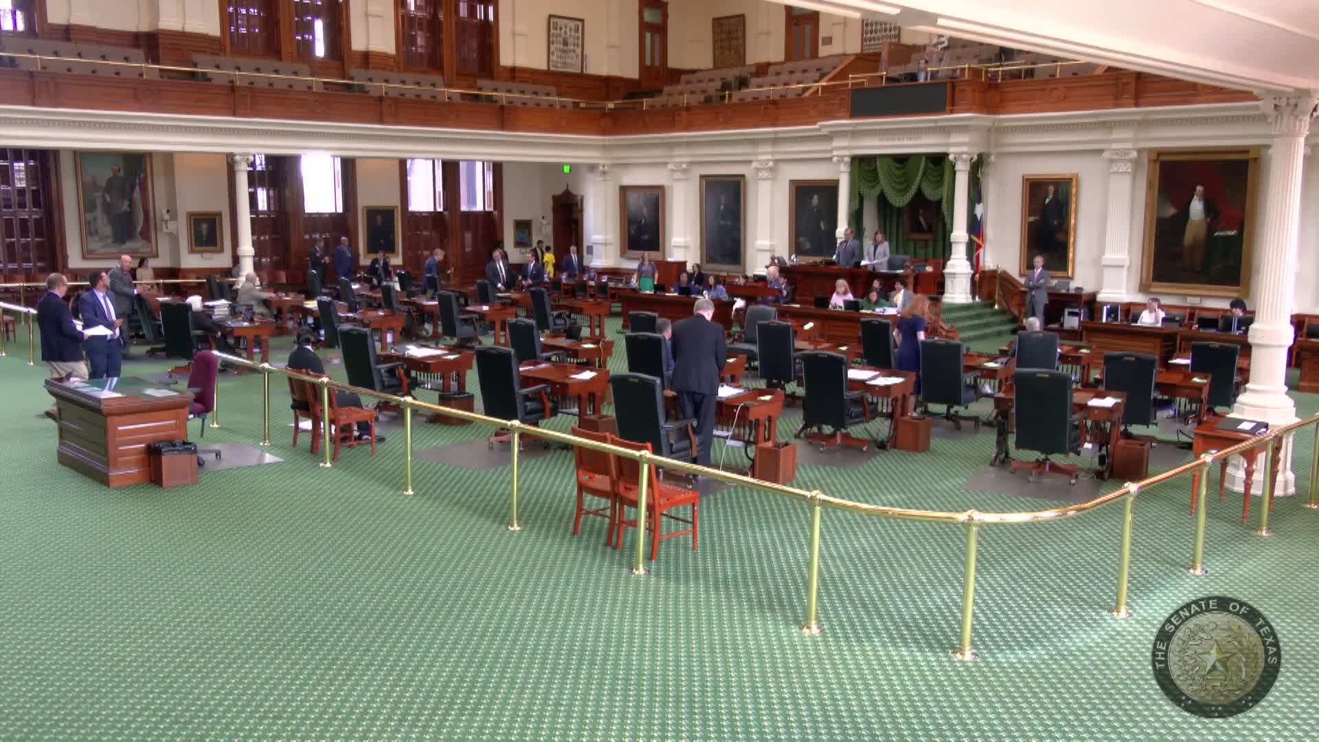 House reports passage of four measures; Senate recesses until 4 p.m.