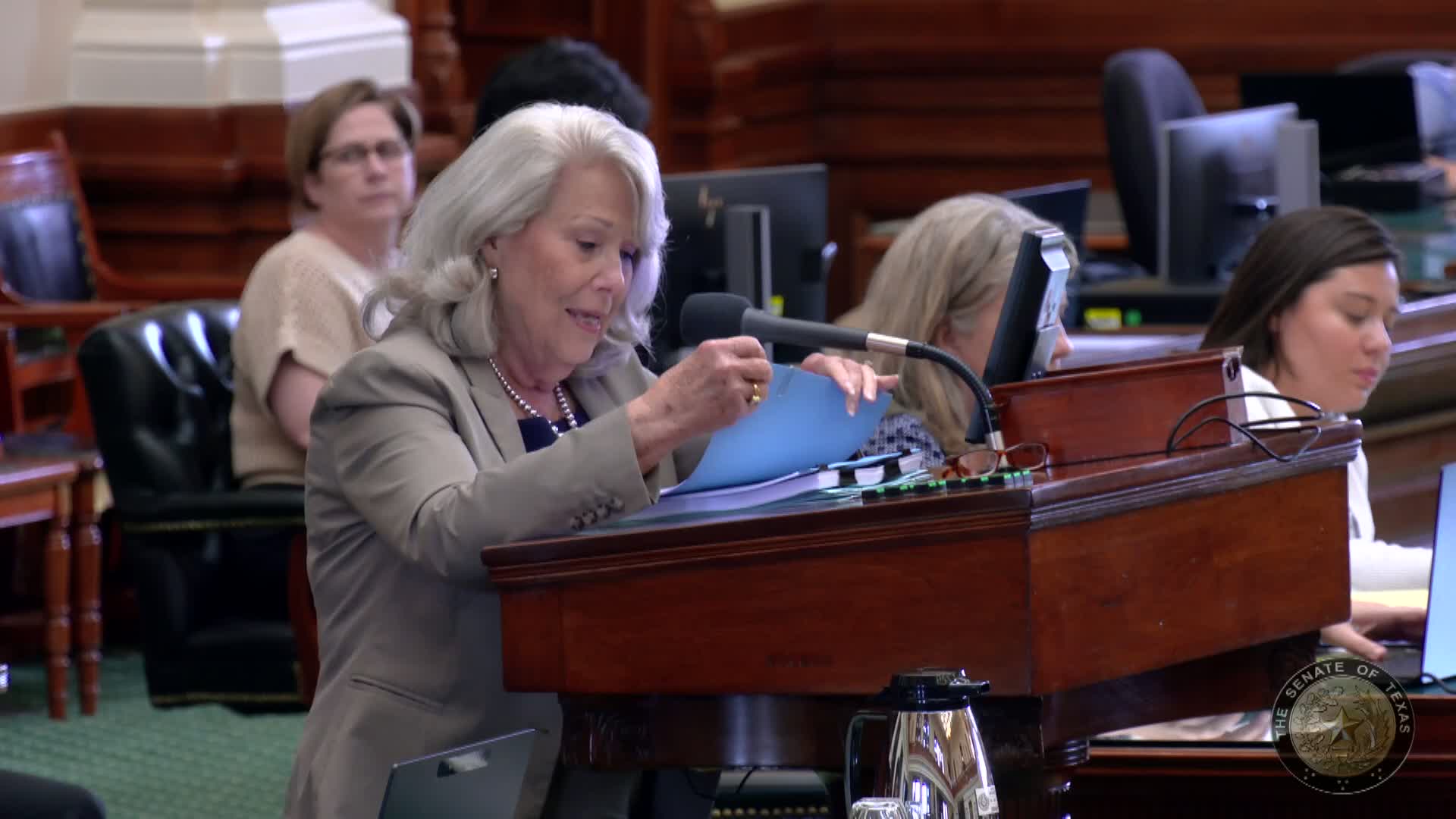 Senate adjourns until 1 p.m. Sept. 2 pending messages, committee reports and bill referrals