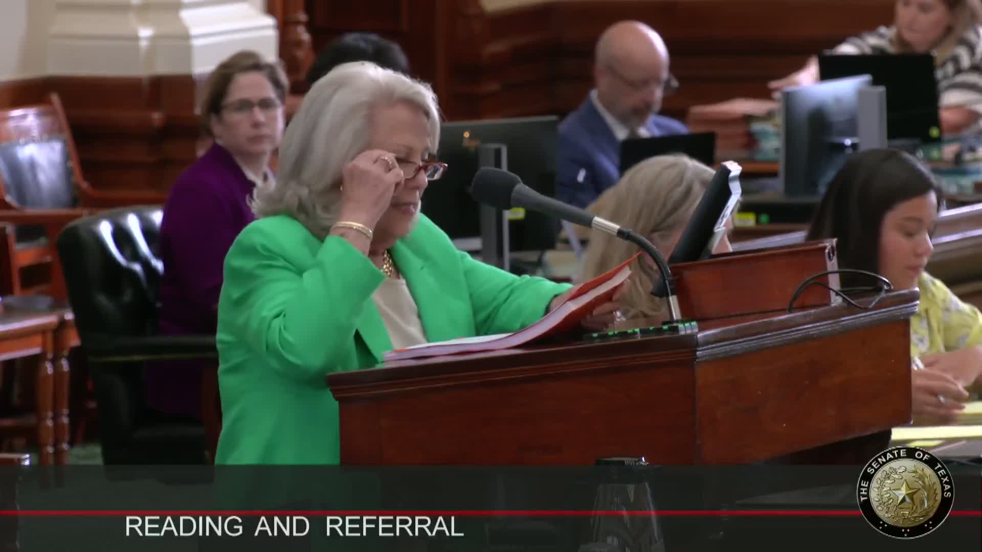 Senate places SB 10 and SB 16 on first reading, refers both to State Affairs Committee