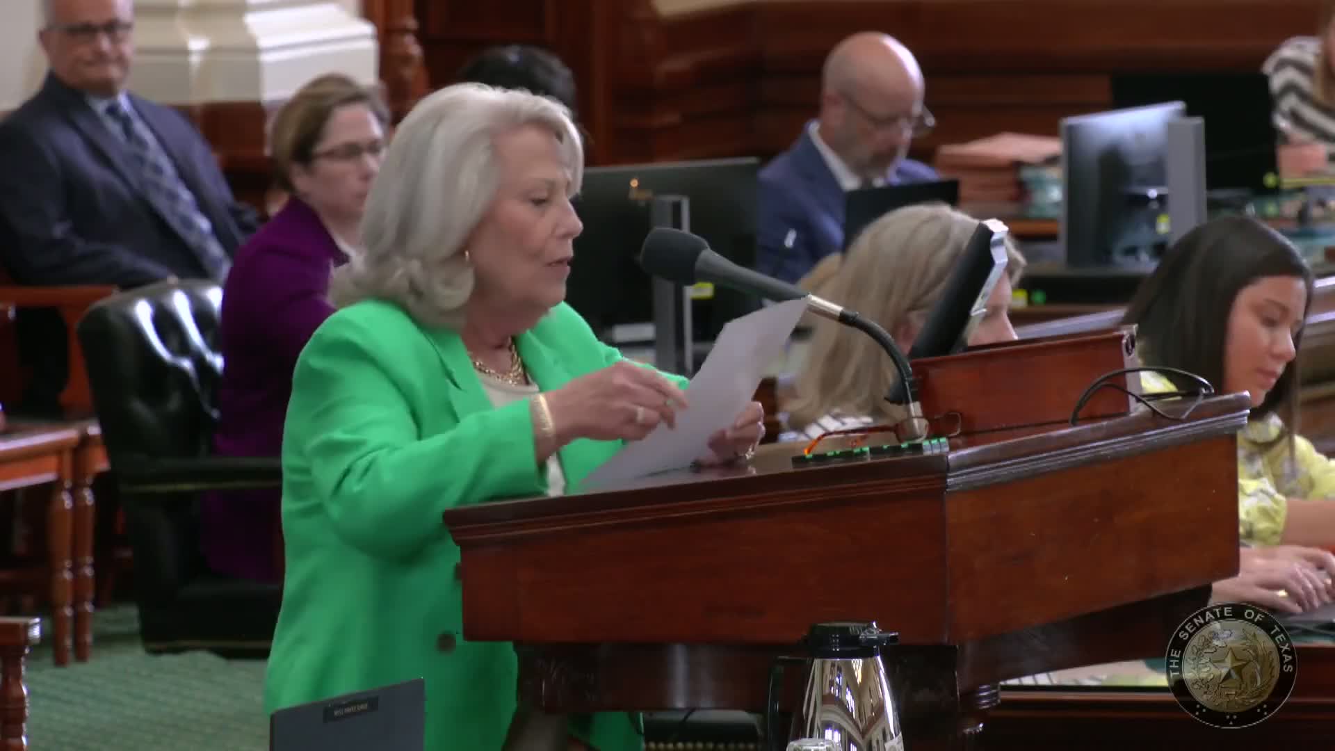 Senator Zafarini moves Senate to recess until 2 p.m. Friday, Aug. 8; chair notes no objection