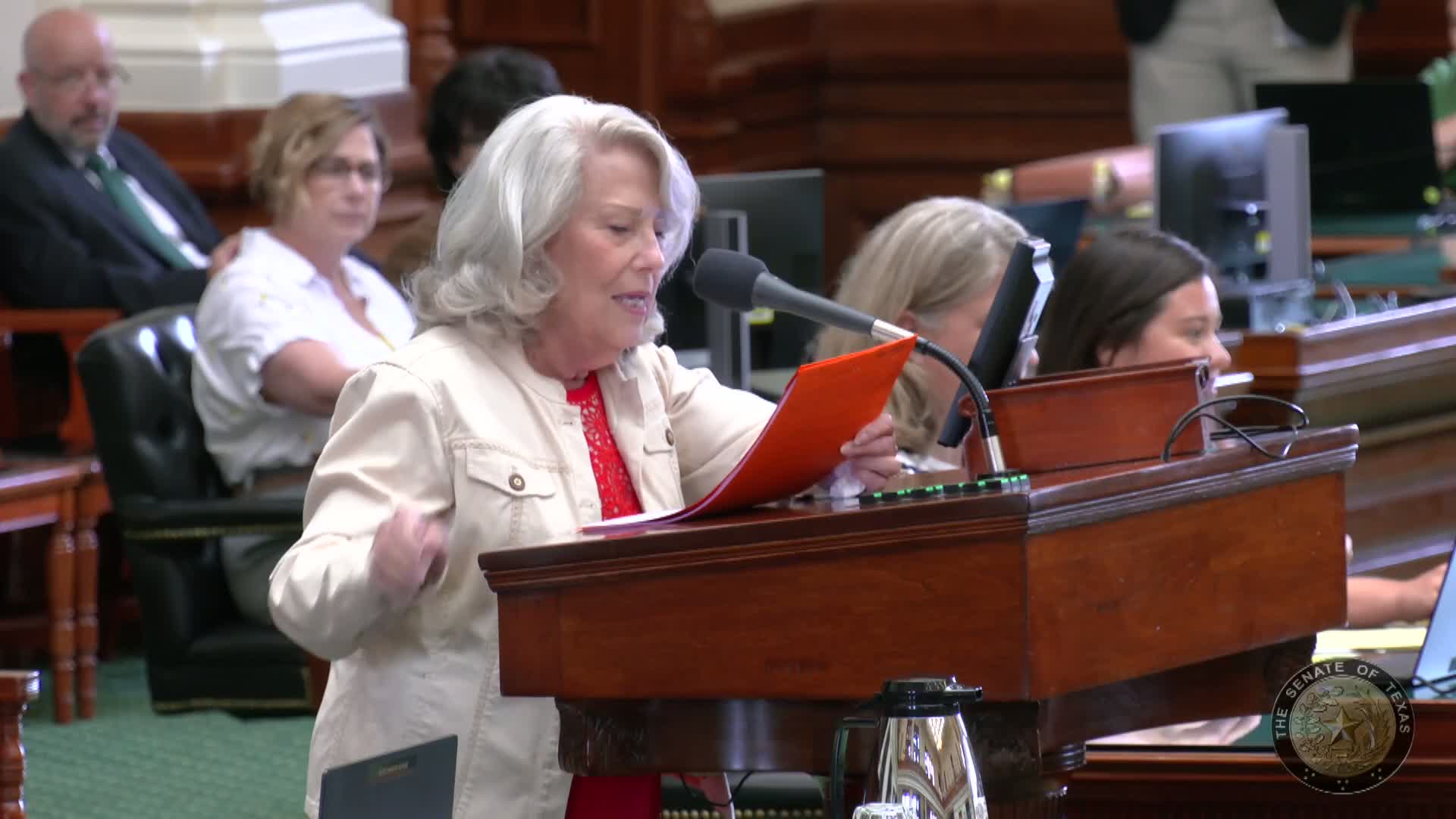 Senate gives first reading to disaster relief appropriations bill, refers it to Finance Committee