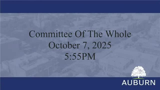 Auburn City Council Approves Minutes and Confirms Parks Board Term Dates