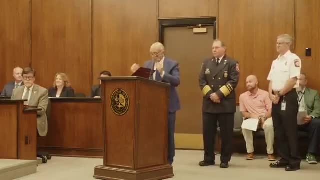 Mayor proclaims Fire Prevention Week; city recognizes firefighters and outreach plans