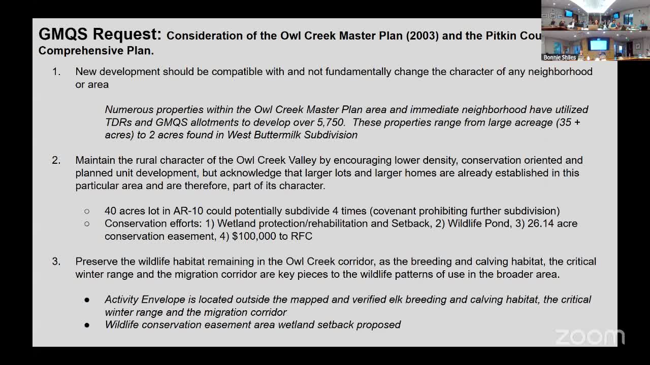 Planning Commission Approves Owl Creek Development Emphasizing Wildlife Protection and Community Character