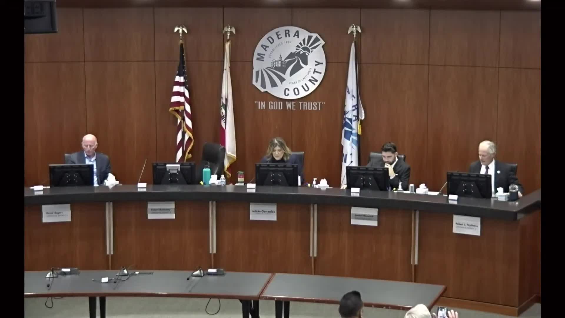 Madera County Supervisors Discuss Housing Element and Public Safety Projects