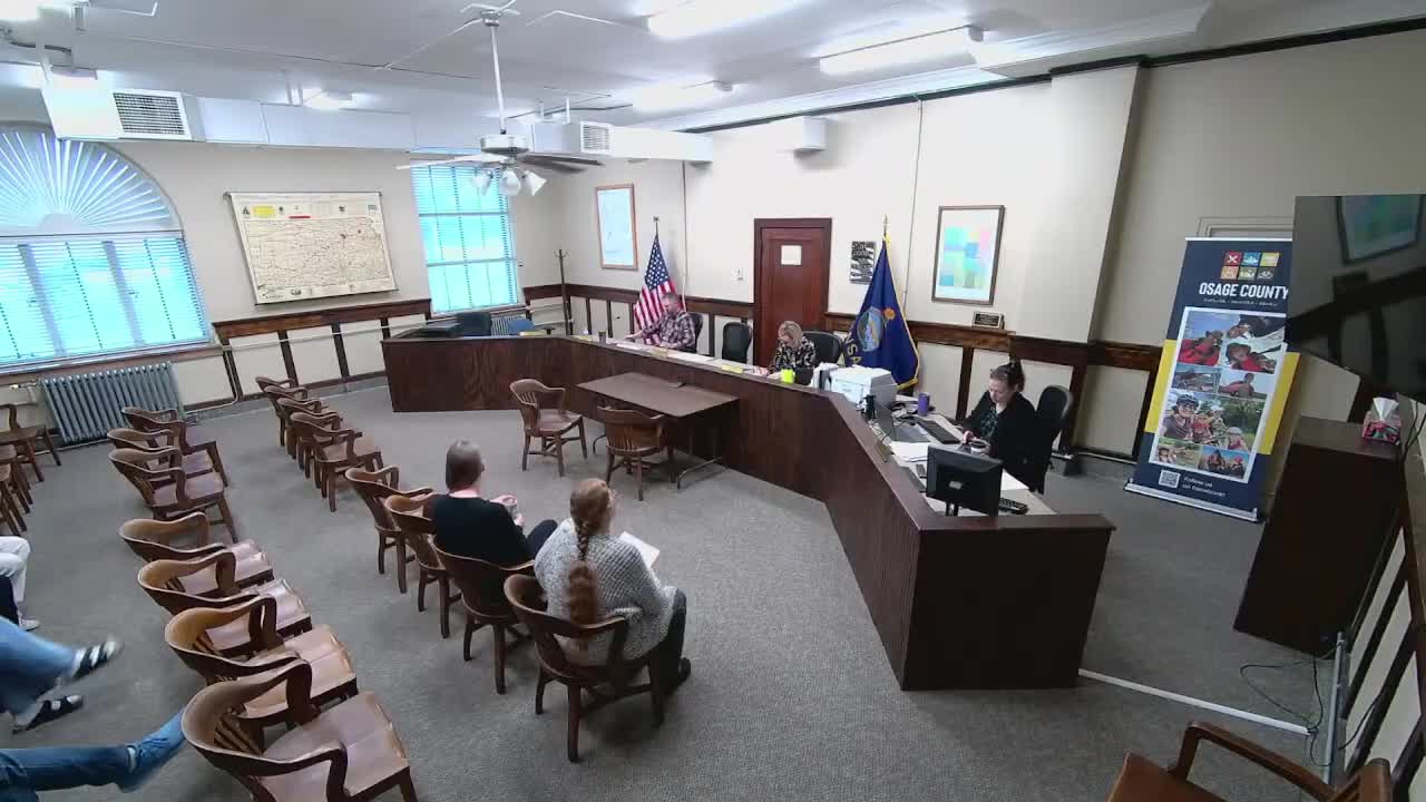 Osage County Commission Approves 2026 Budget and Executive Session for Payroll Issues