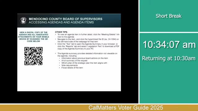 Mendocino County Board Explores Funding Solutions for Rural Emergency Medical Services