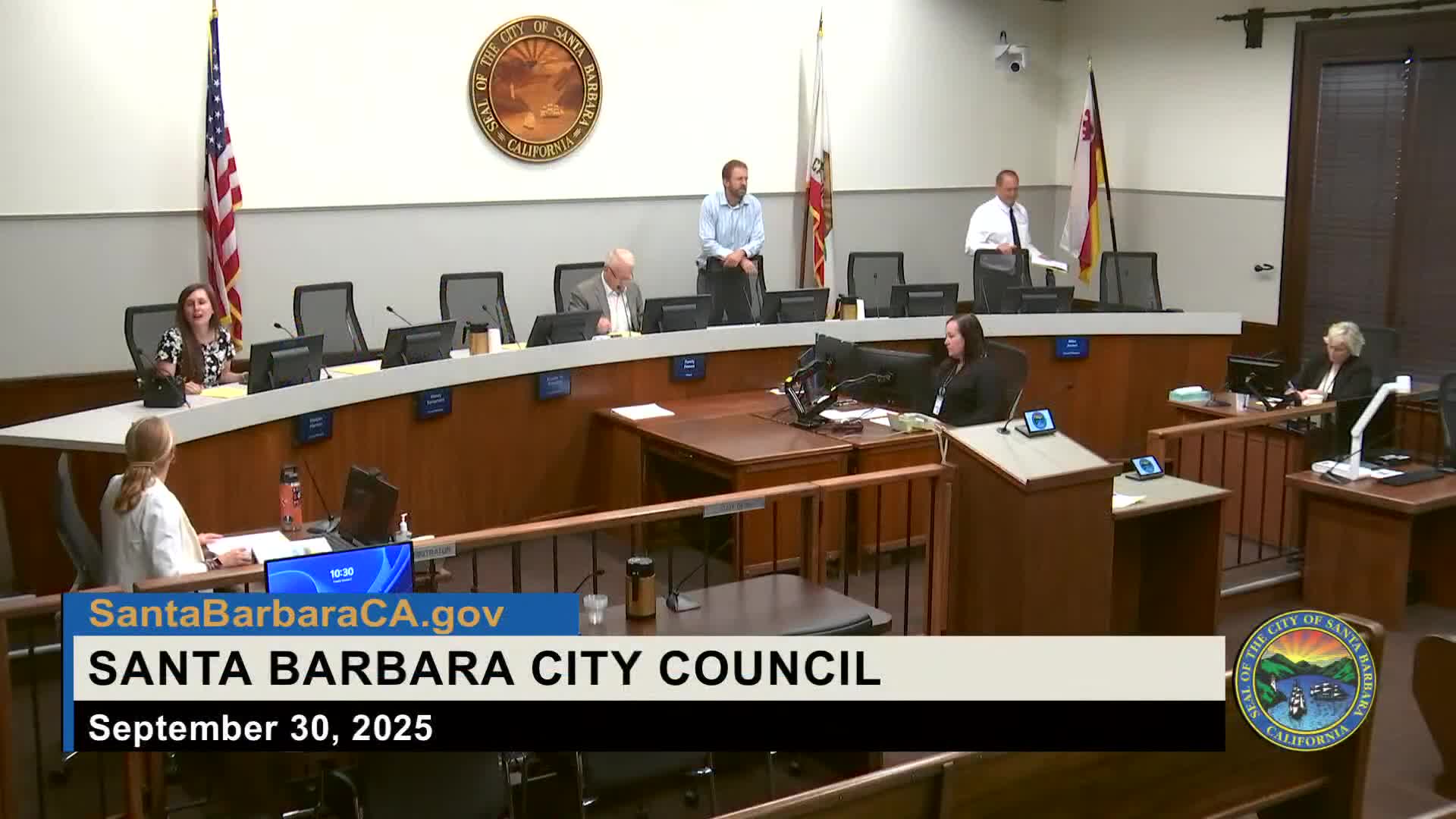 Santa Barbara City Council Holds Closed Session Meeting to Discuss Litigation and Compensation