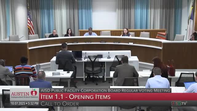 Austin Independent School District Board Approves Anita Coy Apartments East Transaction
