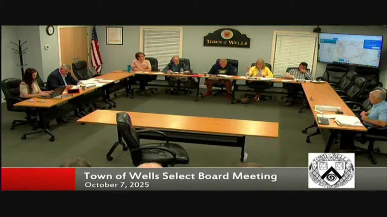 Wells selectmen hold public hearings on Nov. 4 referendum articles including comprehensive plan, town-clerk change and ADU rules