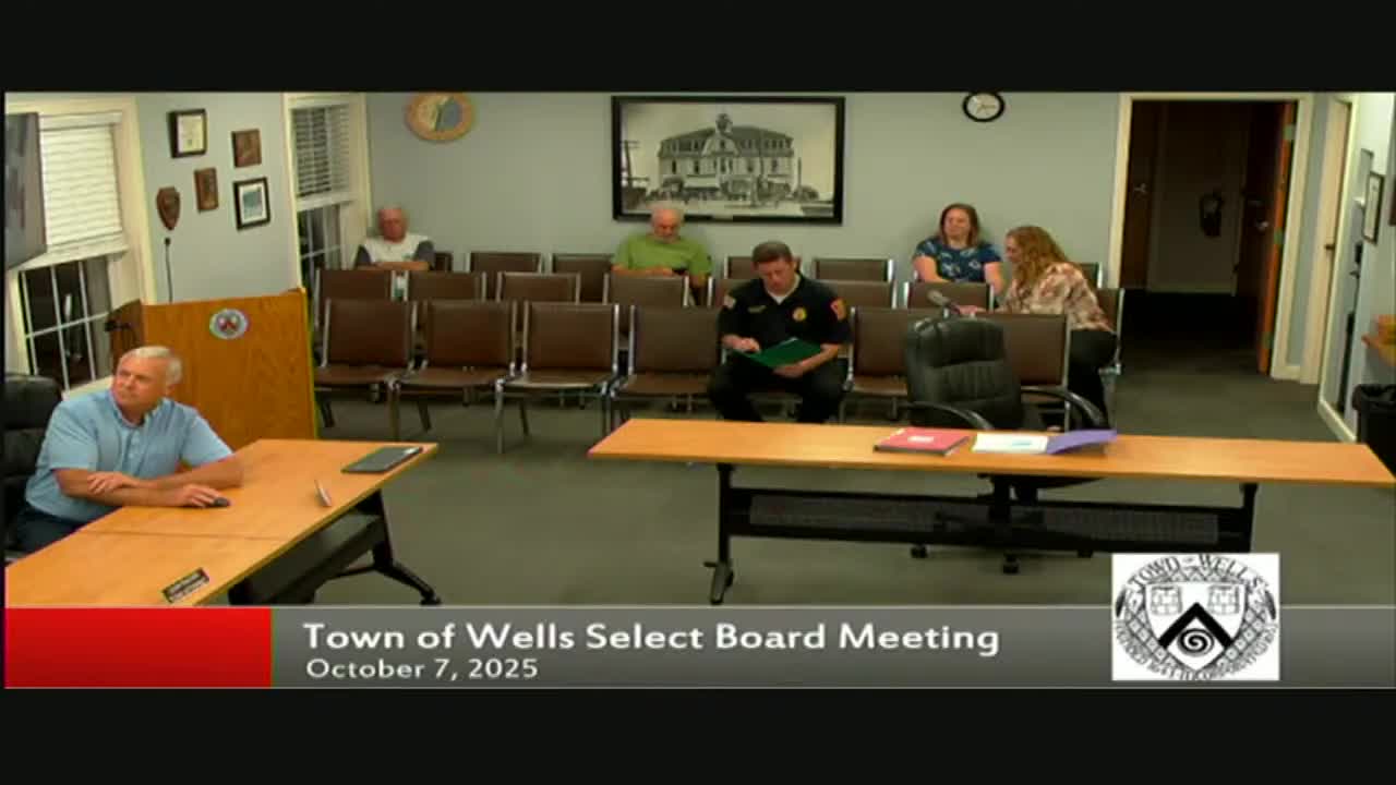 Wells fire department wins ISO improvement to Class 3/3Y and selectmen approve lease for new pumper