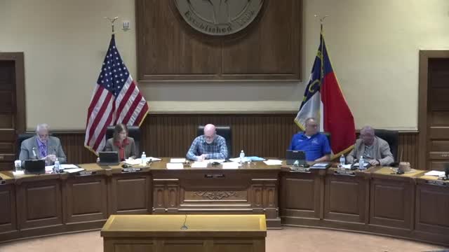 Commissioners go into closed session for economic development under N.C. law