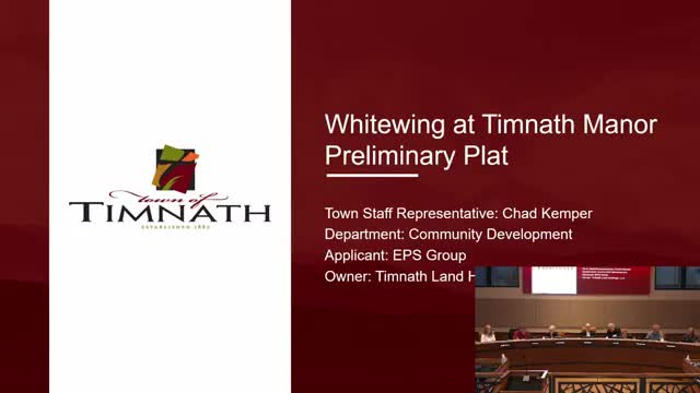 Planning commission approves White Wing preliminary plat, flags open‑space and emergency‑access items
