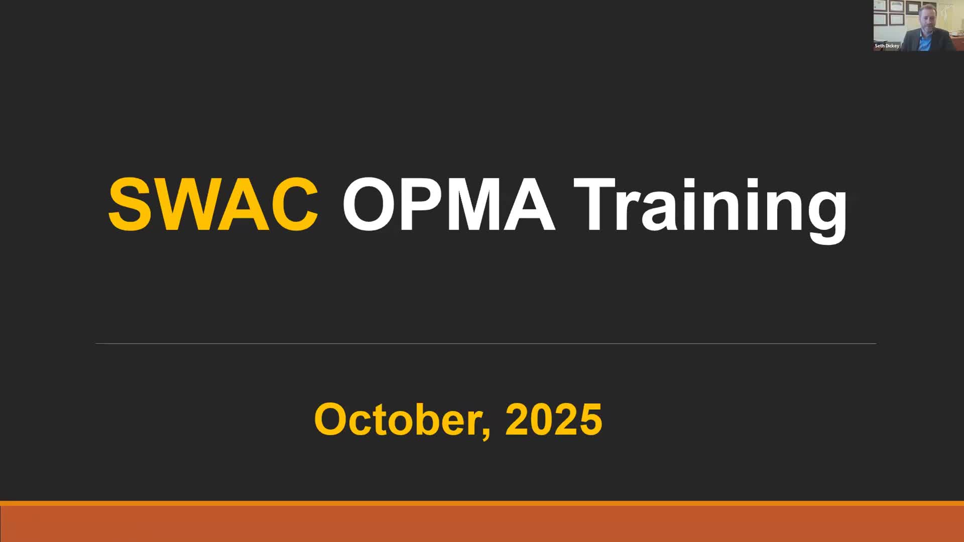 Training Focuses on Washington Open Public Meetings Act Compliance for Board Members