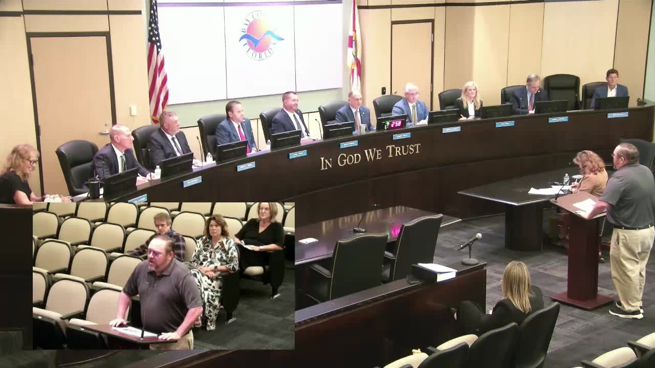 Pinnacle Port manager asks Bay County for help relocating beach‑renourishment equipment to improve parking and security