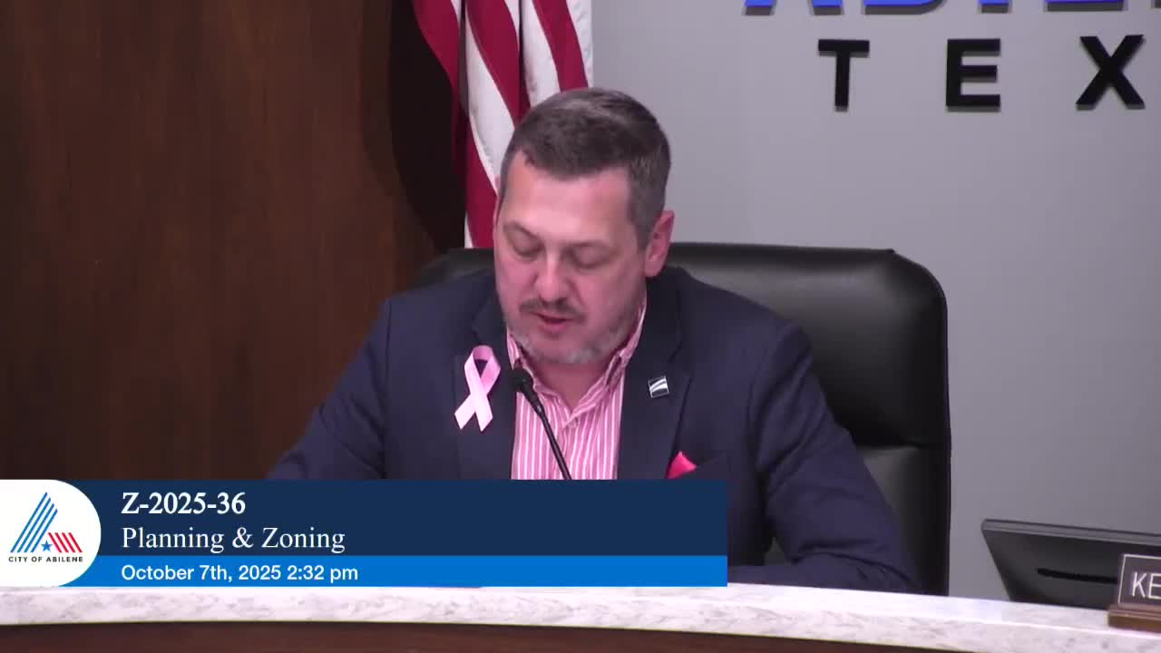 Commission recommends heavy commercial zoning for 5.23‑acre Maple Street parcel