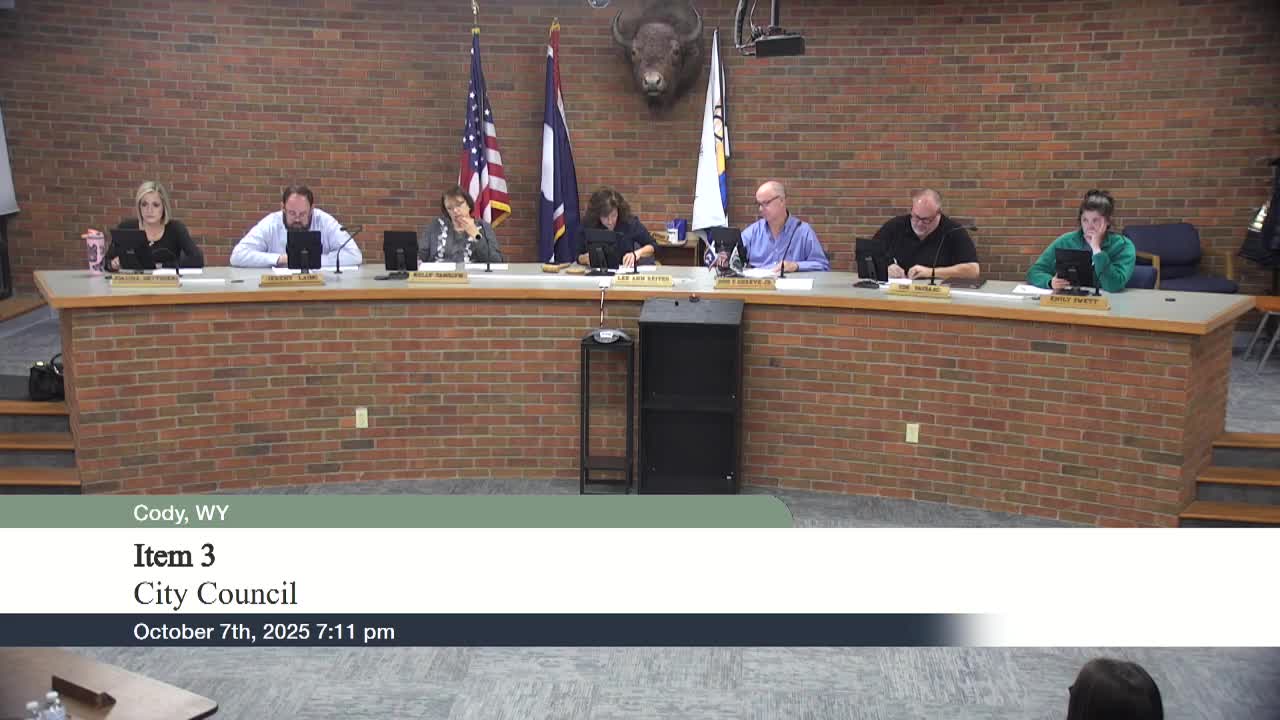 Cody City Council Considers Bleacher Bliss Request for Sport Event Seating