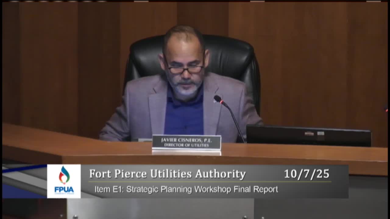 Fort Pierce Utility Authority Approves 2025 Strategic Plan and Community Engagement with Youth