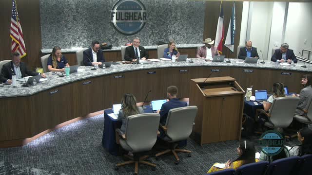 Fulshear City Council Approves Five-Year Police Salary Plan and Temporary Signage Ordinance