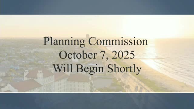 Galveston Planning Commission Elects Rusty Wallach as Chair and Tom as Vice Chair