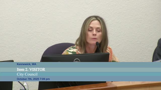 Resident Alex Levanway advocates for Tri Cities Heights waste management support