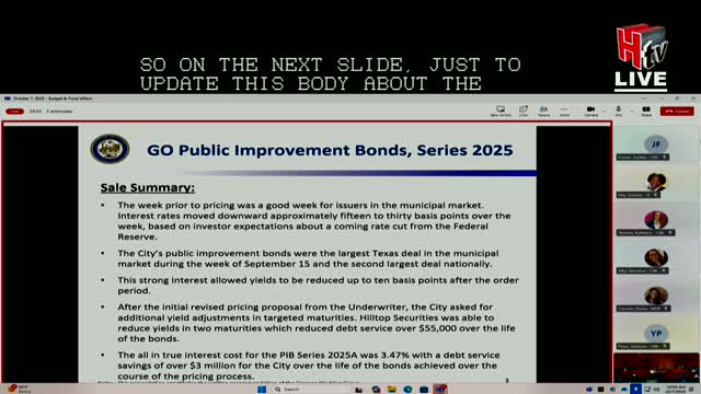 City reports lower bond borrowing cost; commercial-paper bank to be replaced after state certifications issue