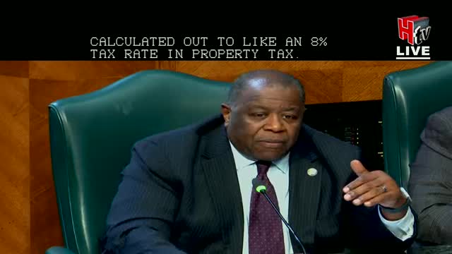 Houston City Council Reviews Tax Impact and Health Department Consolidation Plans