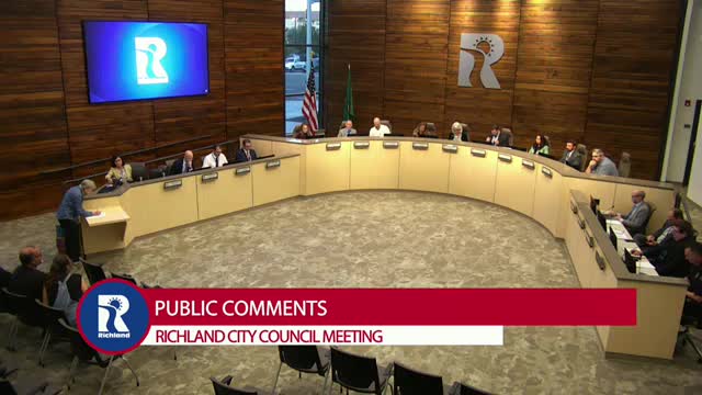 Richland City Council Approves Consent Calendar and Utility Deposit System Amendments