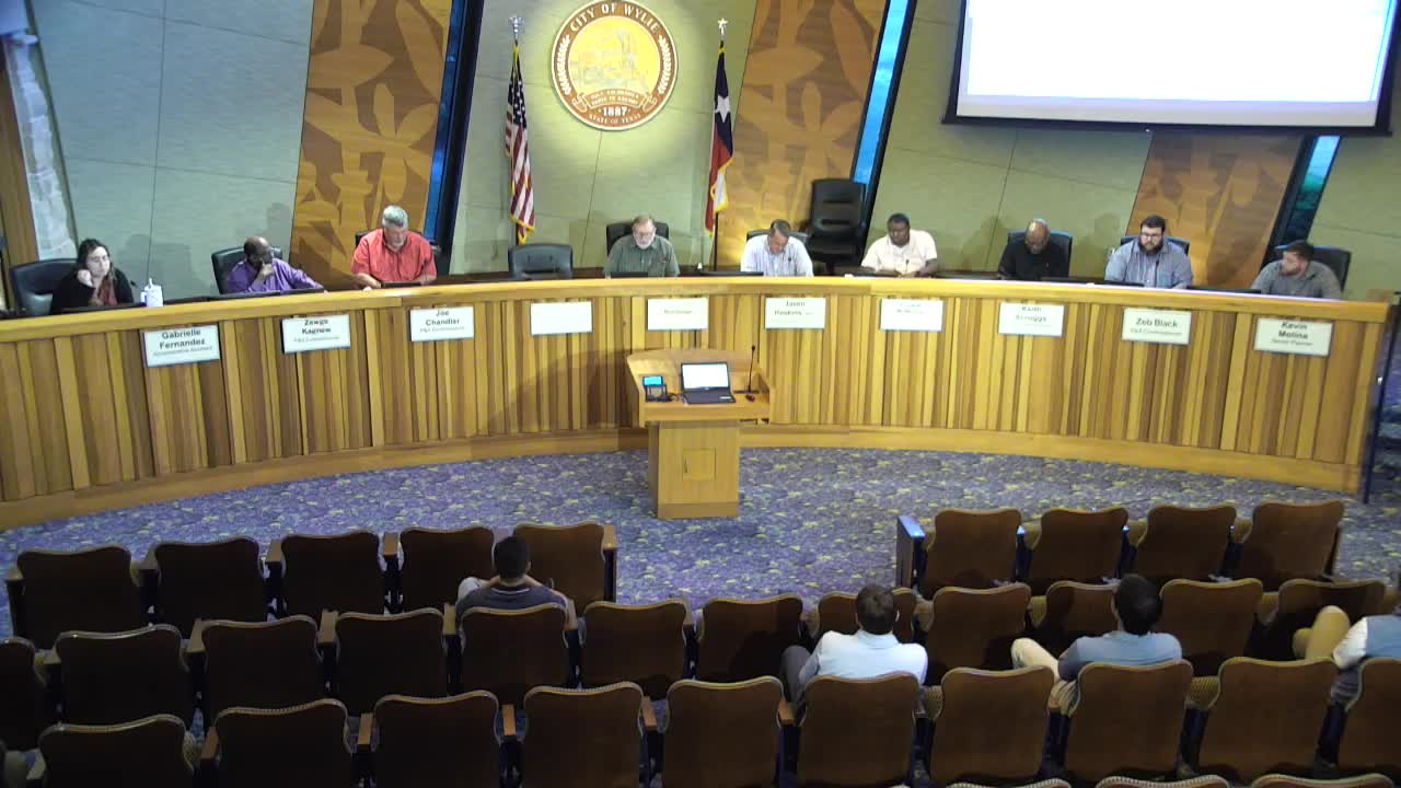 Wylie Planning Commission Approves Office Warehouse Development and Zoning Recommendations