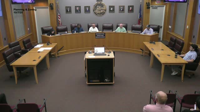 Planning and Zoning Commission elects new officers and discusses Fort Bend land replat