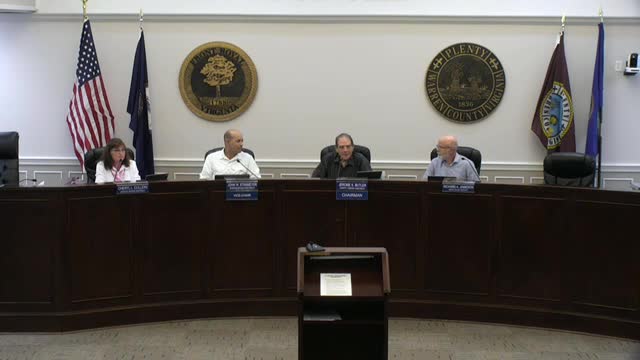 Doctor Jamieson proposes industrial well water prohibition ordinance for Warren County
