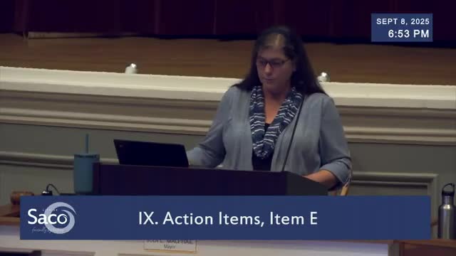 Saco council tables wide-ranging administrative code update after extended debate