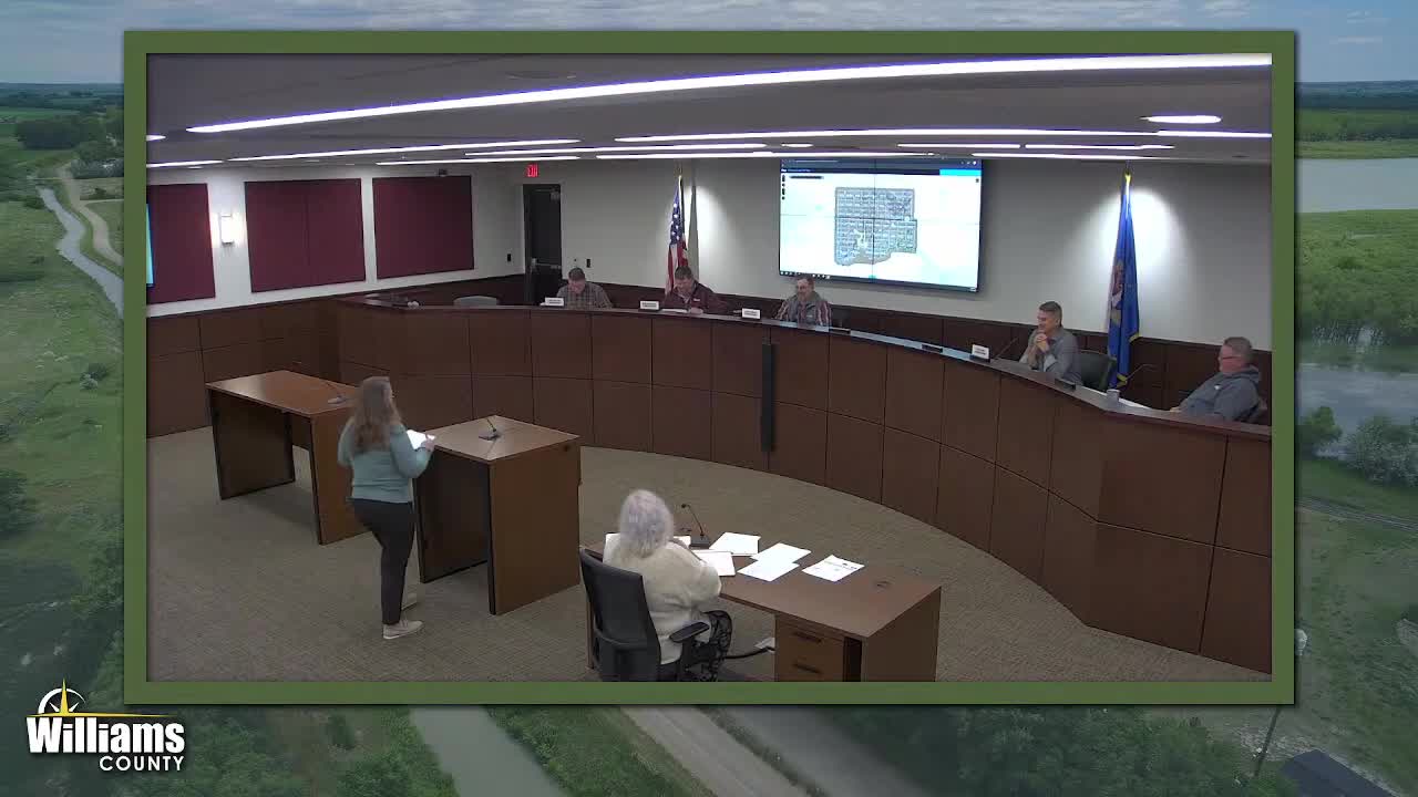 Williams County approves agreement with Upper Missouri District Health Unit to govern opioid settlement funds