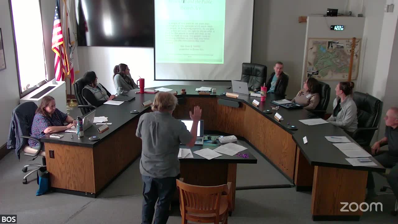 Attorney Steven Scofield briefs commission on Brown Act and Public Records Act