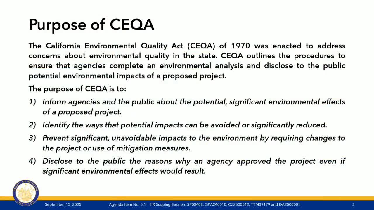 County holds EIR scoping session for 175-acre Ranch at The Madison specific plan in Vista Santa Rosa