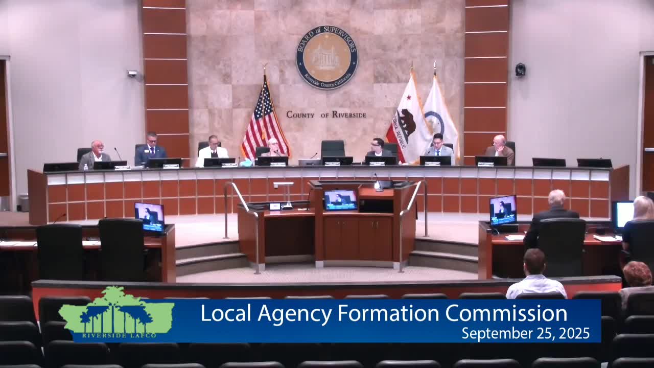 Riverside LAFCO accepts MSR on Palo Verde Healthcare District and directs county to lead successor-agency search