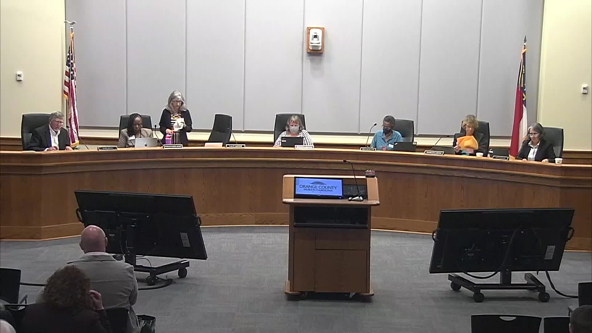 Orange County commissioners approve 43‑lot rezoning at 3531 NC‑54 after debate on wells, septic and turn lanes