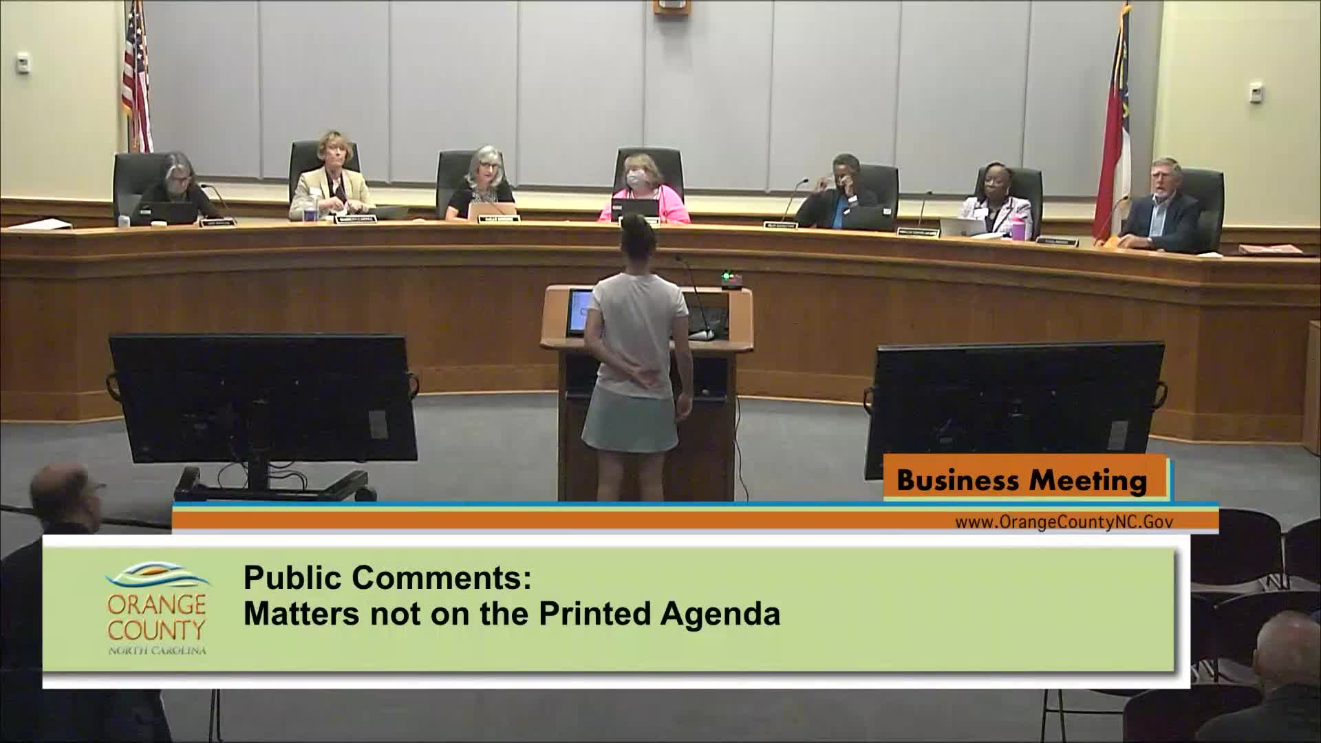 Neighbors, school staff urge commissioners to reject rezoning that could put Stroud's Creek at risk