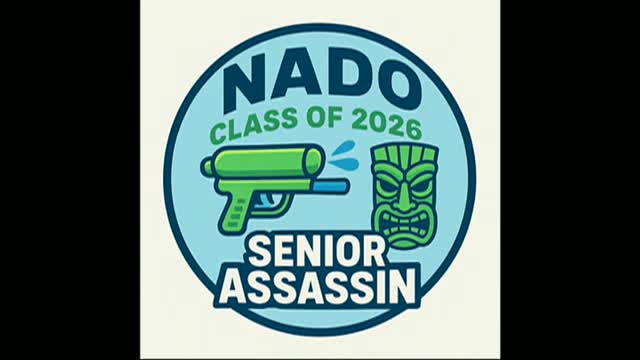 Students describe "Senior Assassin" tradition; broadcast warns it is not affiliated with CHS