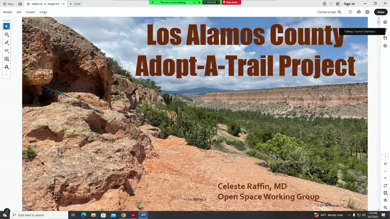Site Southwest presents consolidated Trails and Open Space Management Plan; council asked about maintenance, accessibility and wildfire risk