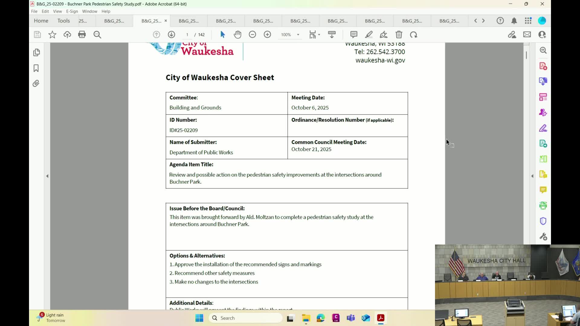 Committee approves signing, high-visibility crosswalks for four Buckner Park intersections