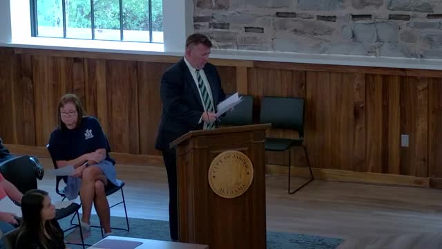 Council schedules public hearing on proposed Jasper Pavilion retail development and agreement