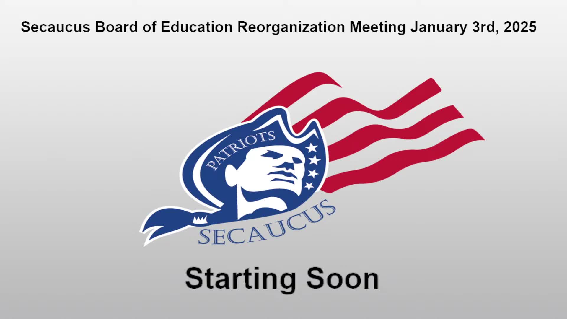 Secaucus Board of Education swears in three members, elects Diadetta president and Bartletta vice president; approves 22 resolutions