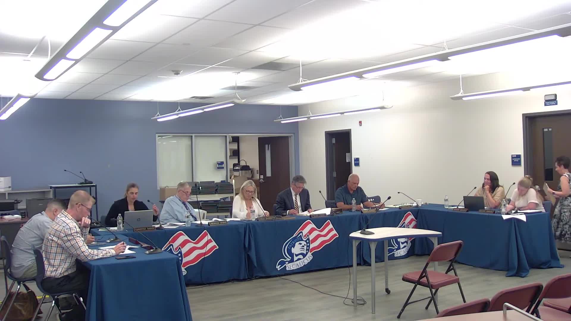 Board approves personnel actions, substitute pay increases and accepts HIB findings