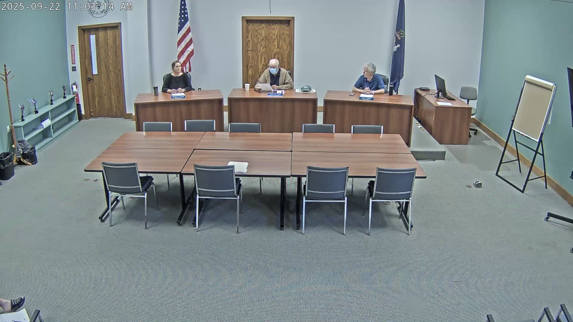 Commission convenes closed executive session on real property citing 1 M.R.S.A. §405(6)(C)