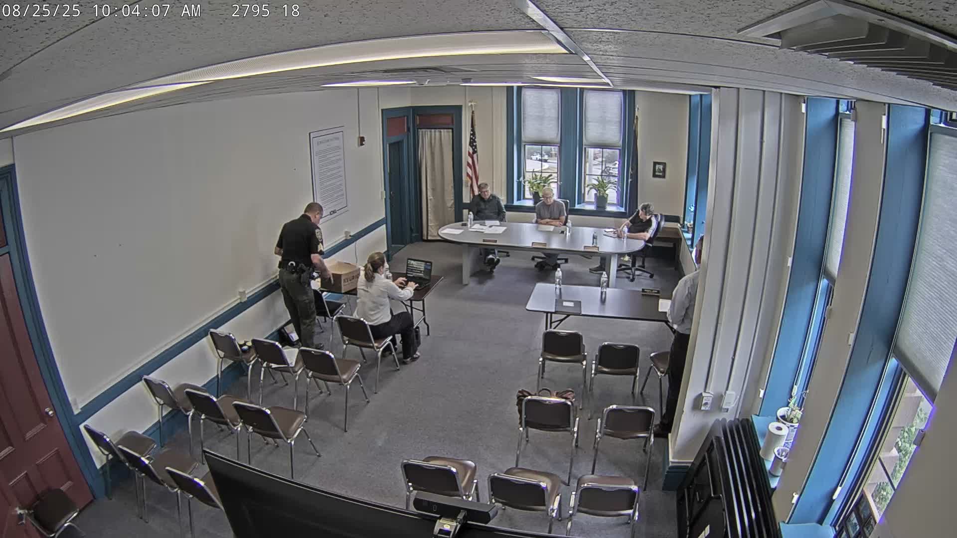 Meeting moves into executive session citing Title 1 statute for consultant and continuance agreement