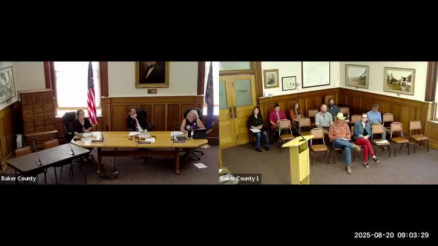 Pathway mayor Nora Aspieth tells Baker County commissioners she has resigned for health reasons