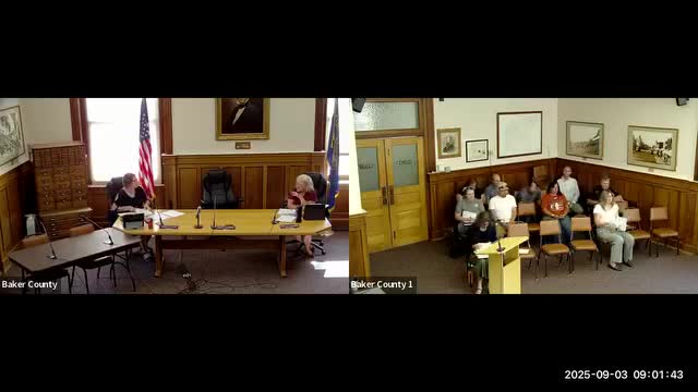 Baker County commissioners approve series of contracts and amendments; summary of votes