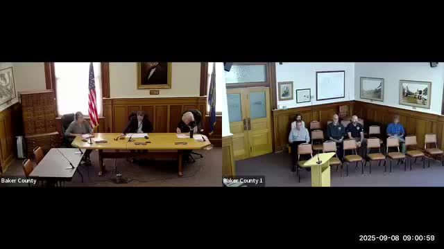 Baker County commissioners vote to pursue county-administrator model, put change on May 2026 ballot