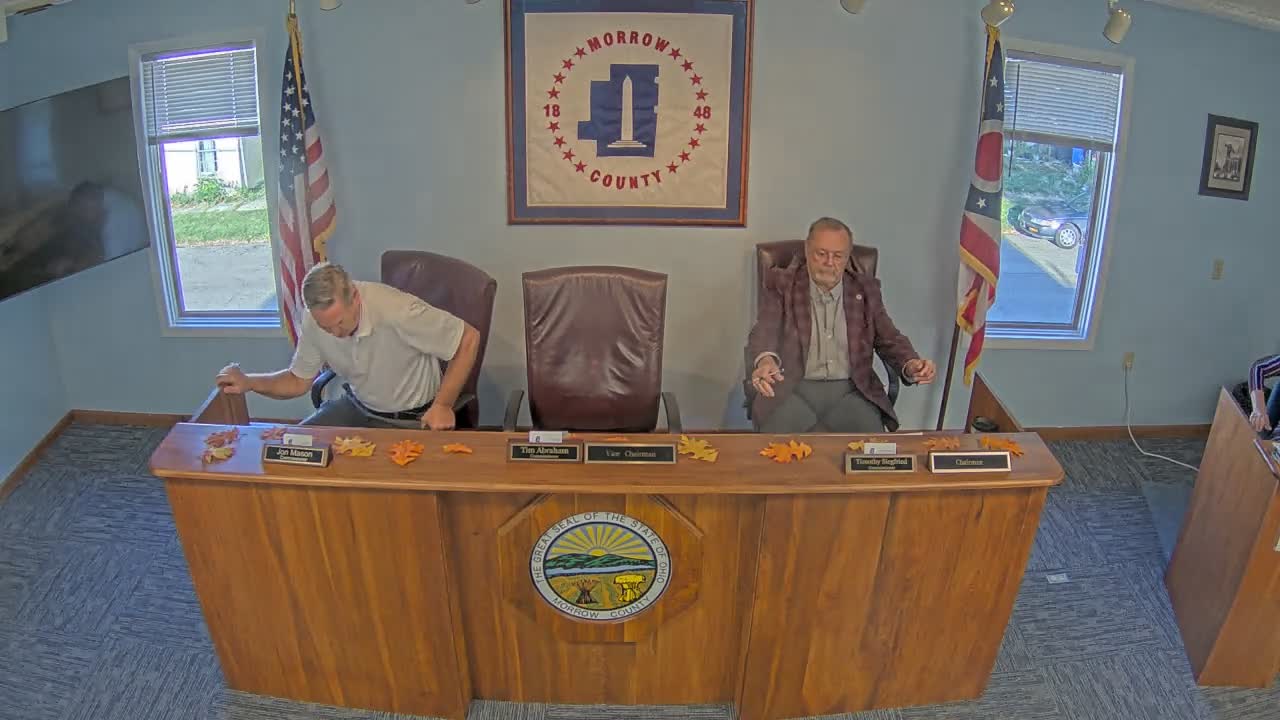 Commissioners journalize appointments, approve corrections addendum and treasurer report